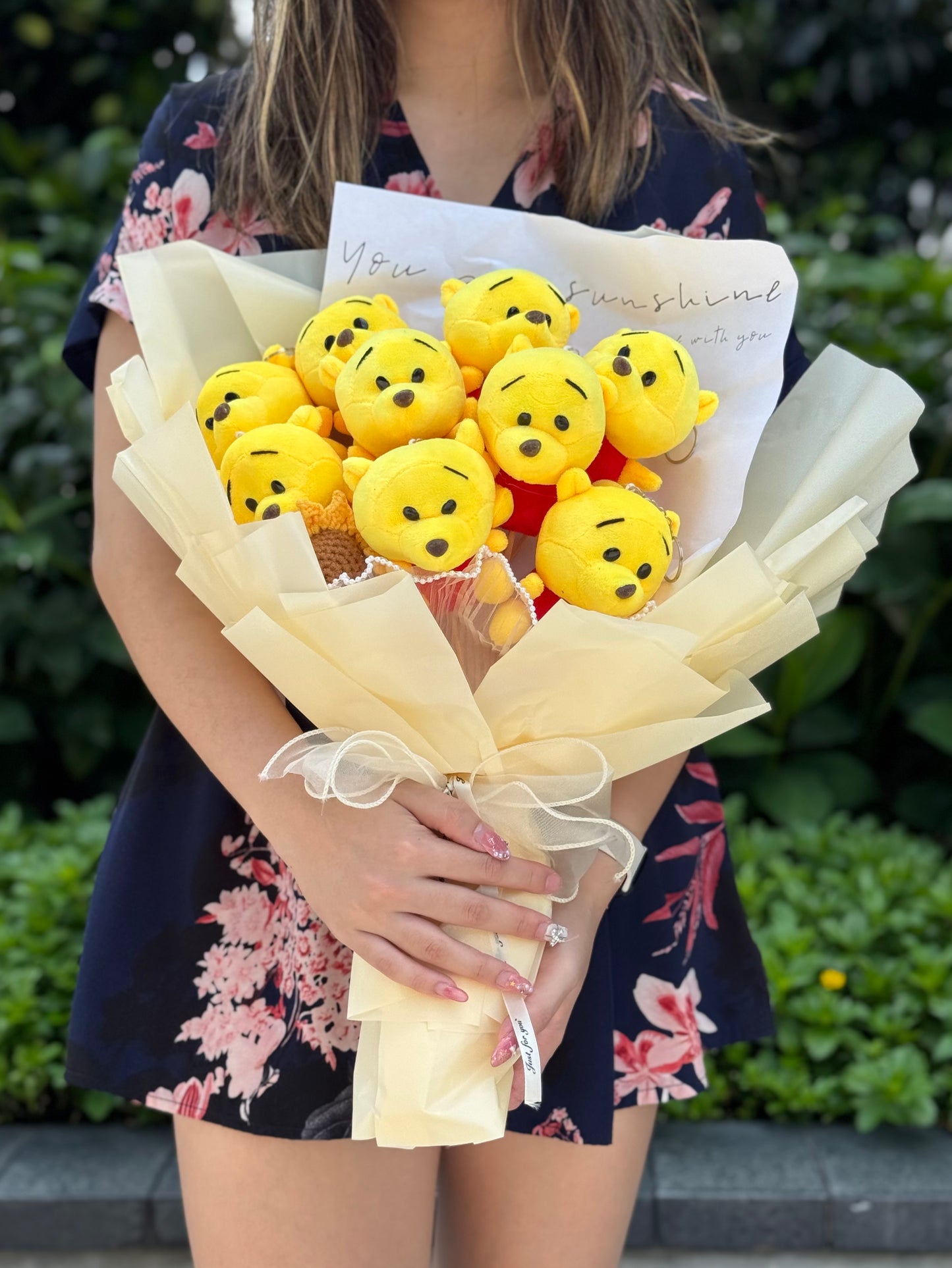 Large 9pc Winnie The Pooh Bear Forever Bouquet