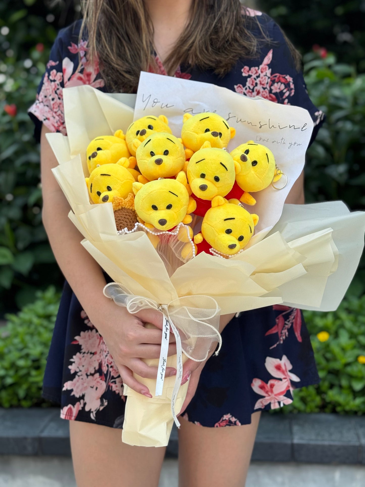 Large 9pc Winnie The Pooh Bear Forever Bouquet