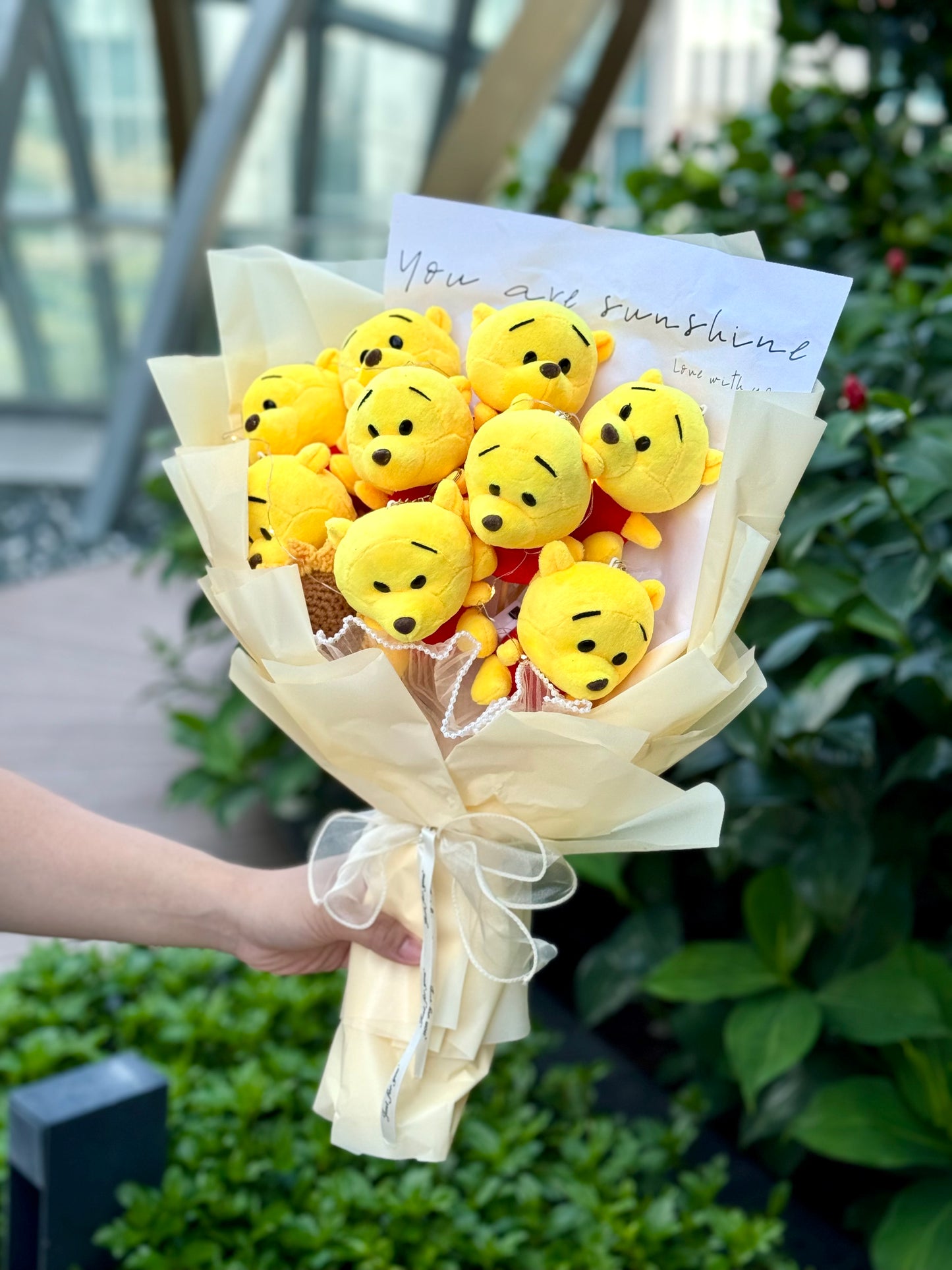 Large 9pc Winnie The Pooh Bear Forever Bouquet