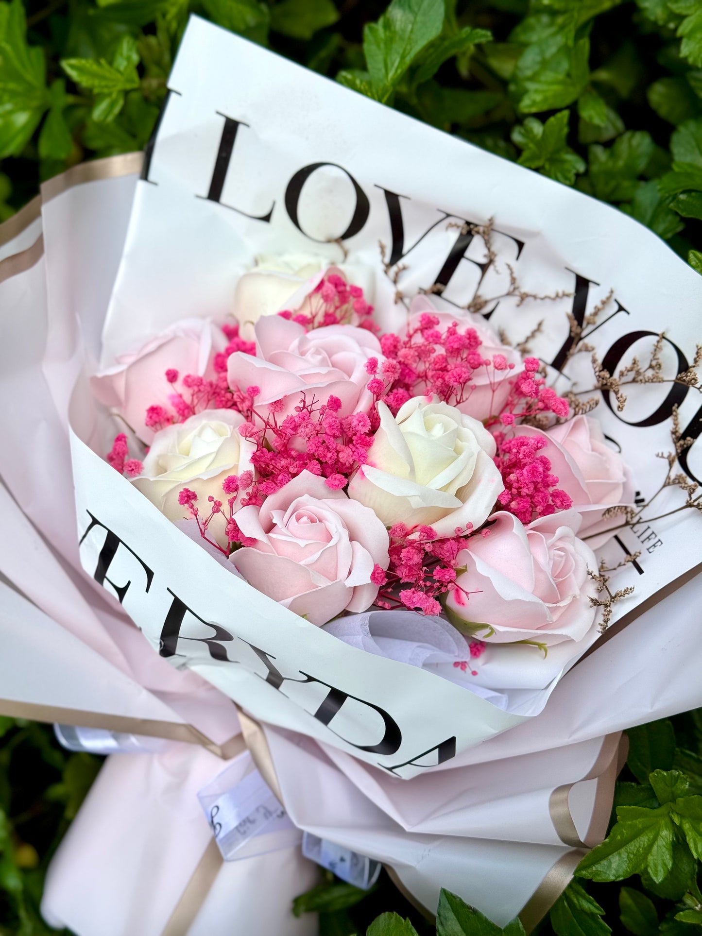 Rose Pink Forever Bouquet